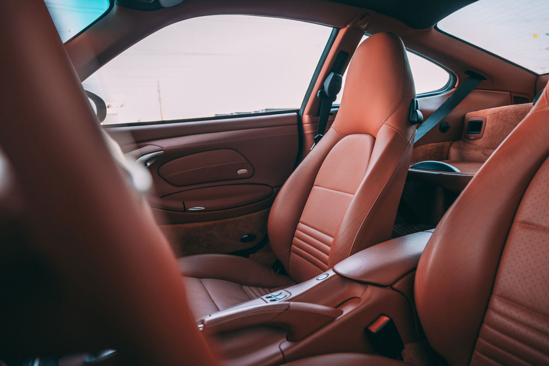Porsche 996 Carrera 4S Interior Boxster Red