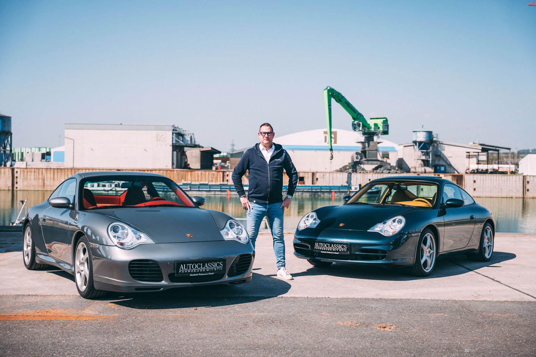 Stefan Rusam, Autoclassics, between two virtually almost brand new Porsche 996