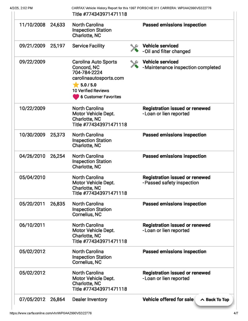 Porsche 993 Carrera S