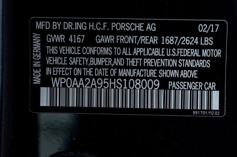 Porsche 991.2 Carrera