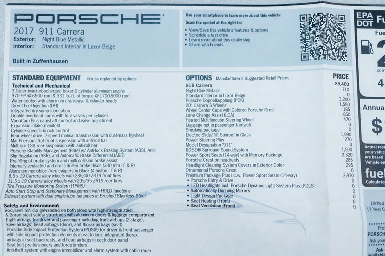 Porsche 991.2 Carrera