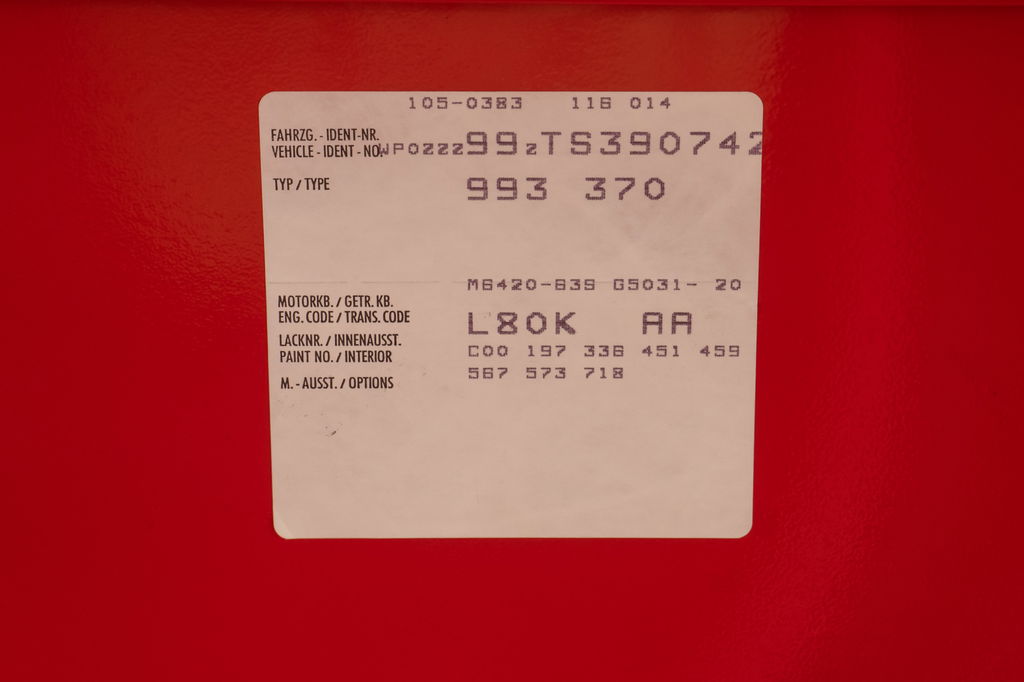 Porsche 993 Carrera RS