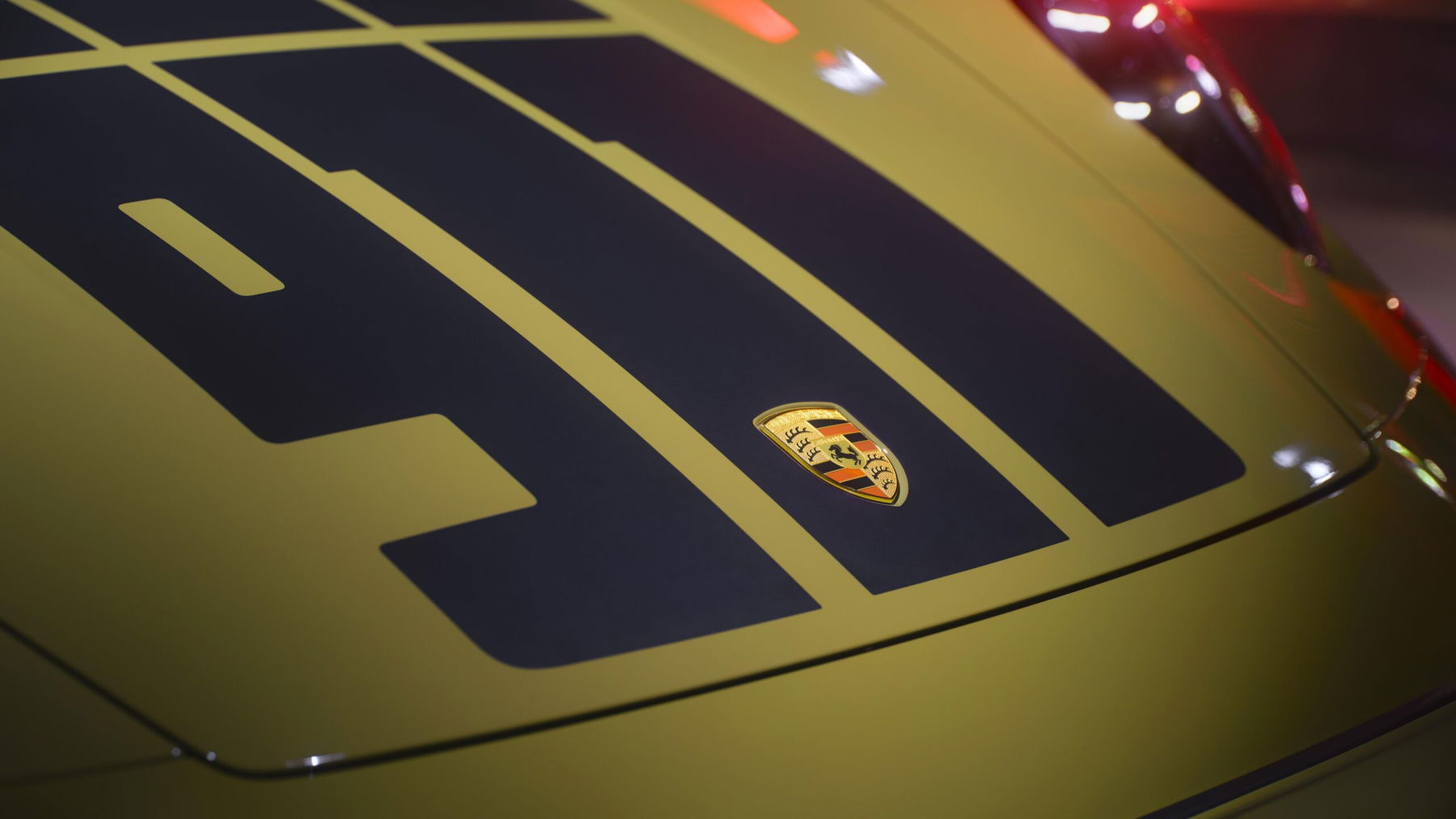 Porsche 911 Spirit 70 front hood with classic crest