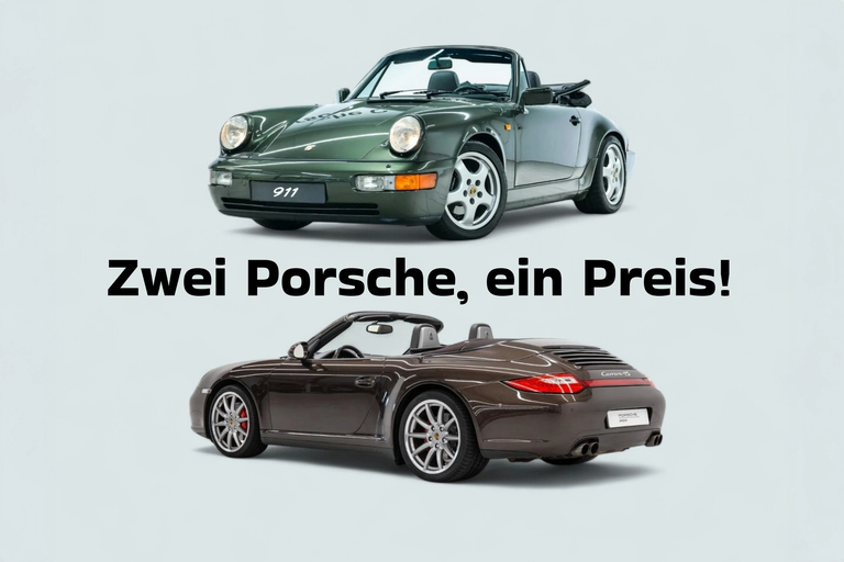 Zwei Porsche, ein Preis – 911 Cabrio für 75.000 Euro
