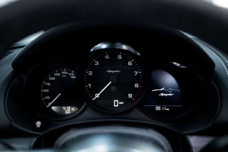 Porsche 981 Boxster Spyder