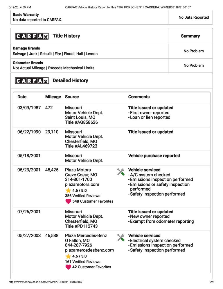 Porsche 911 Carrera 3.2 (US)