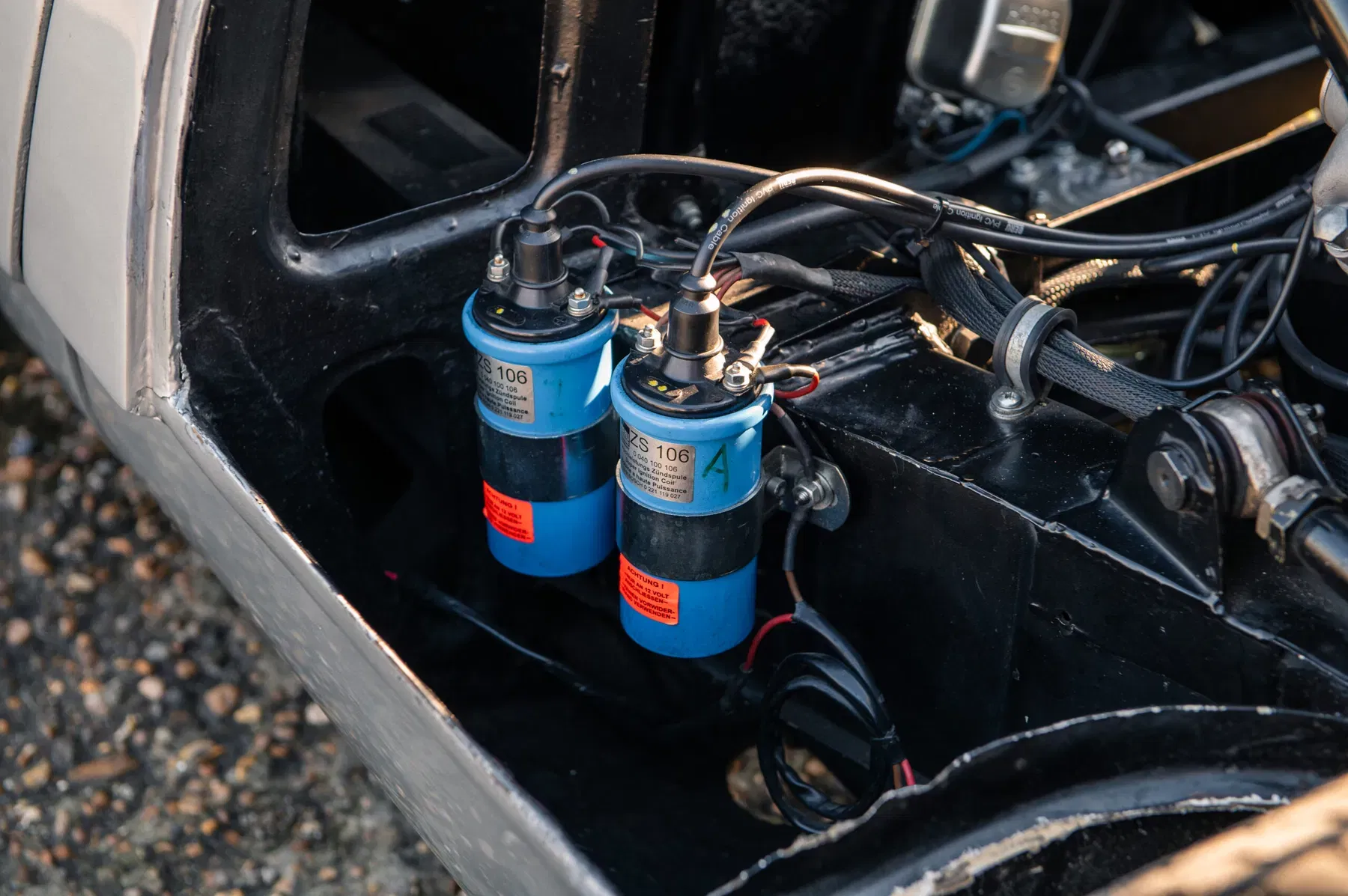 Porsche Type 547 four cam Fuhrmann engine with king-shafts in a 904