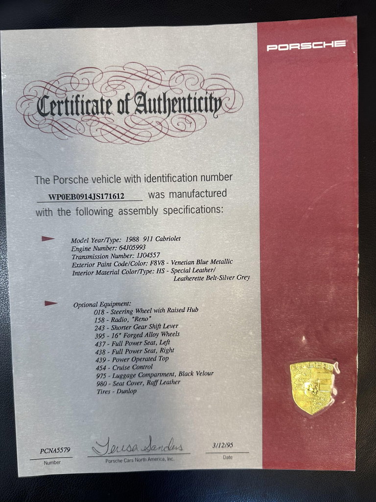 Porsche 911 Carrera 3.2