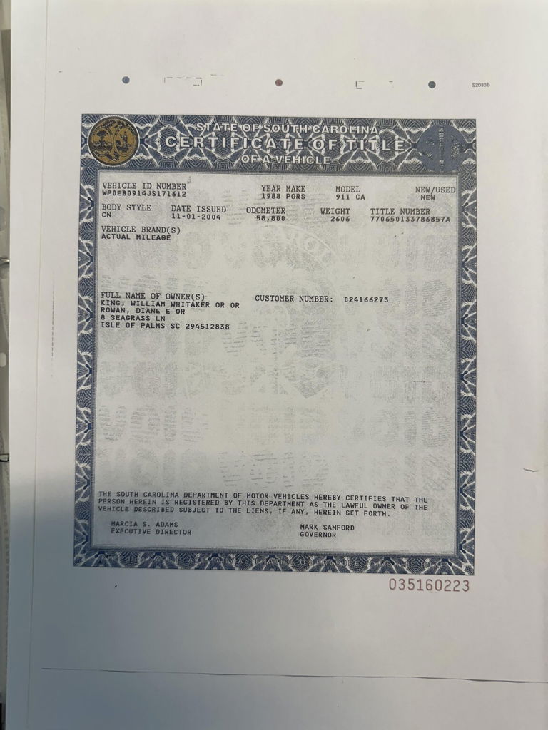 Porsche 911 Carrera 3.2