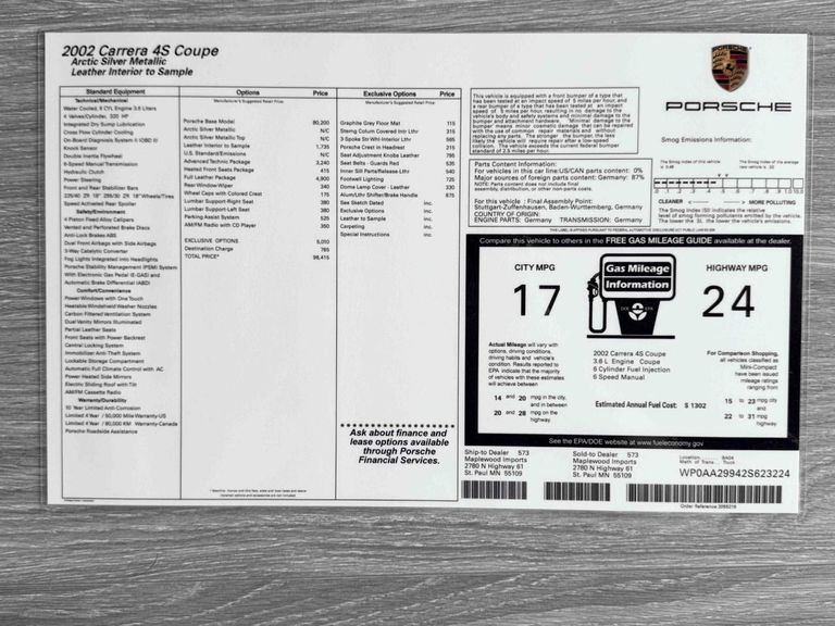 Porsche 996 Carrera 4S