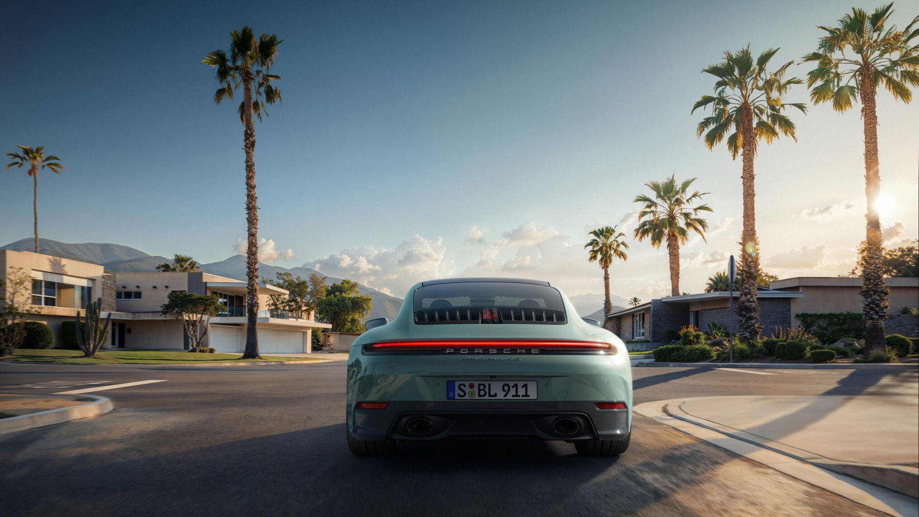 Porsche 992.2 Carrera 4S rear