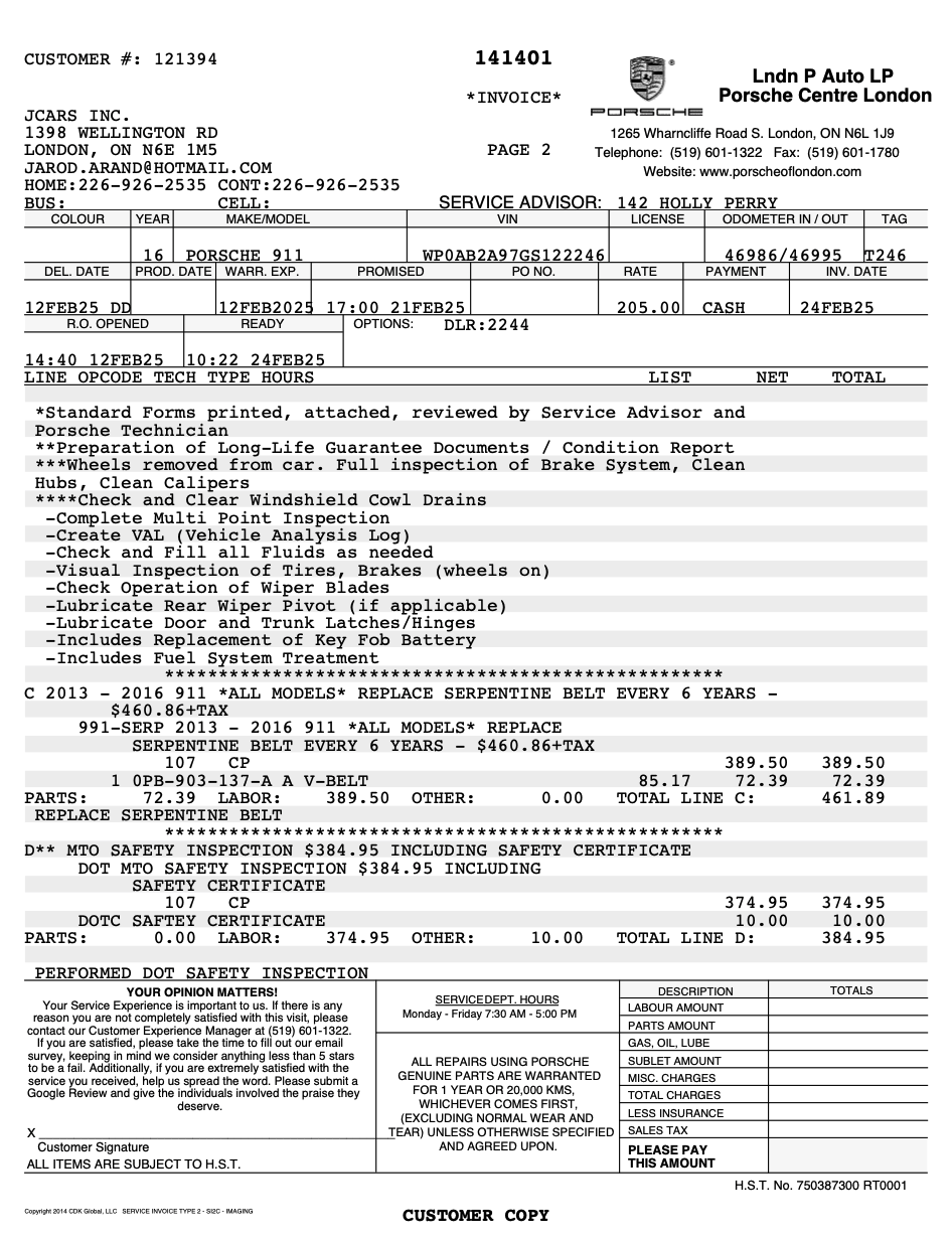 Porsche 991 Carrera S