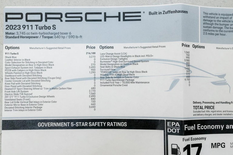 Porsche 992 Turbo S