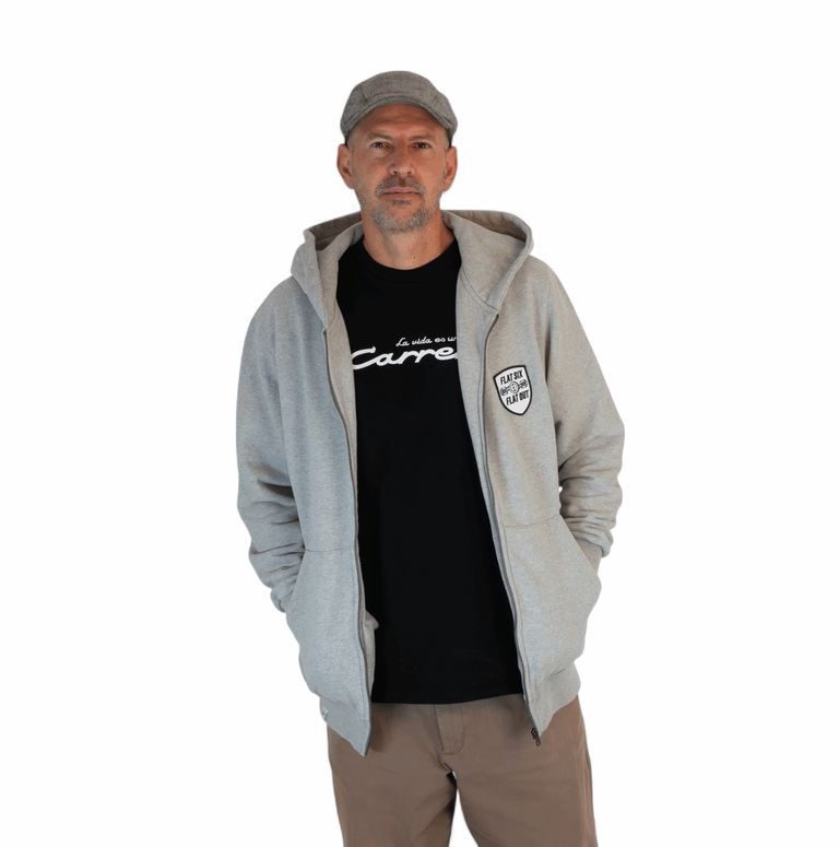 Hoodie Jacket Flat Six. Flat Out.