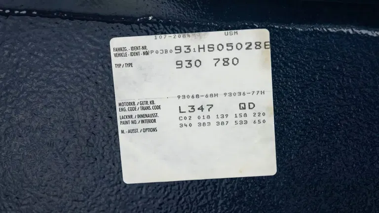 Porsche 911 Turbo 3.3 (US)