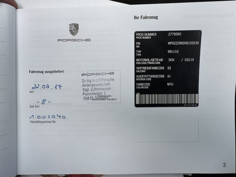 Porsche 991.2 Carrera