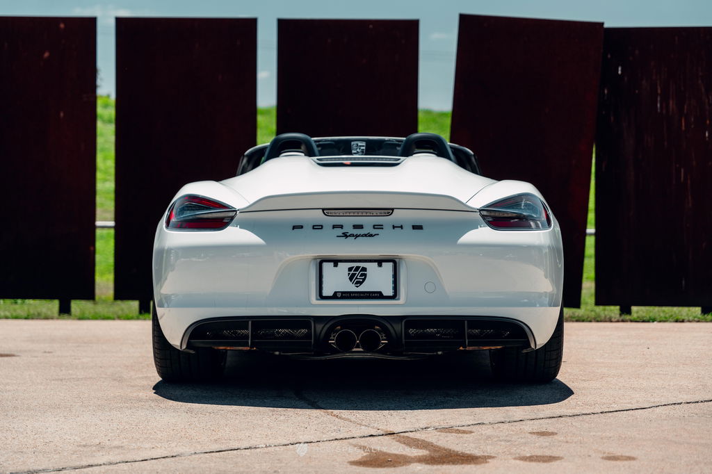Porsche 981 Boxster Spyder