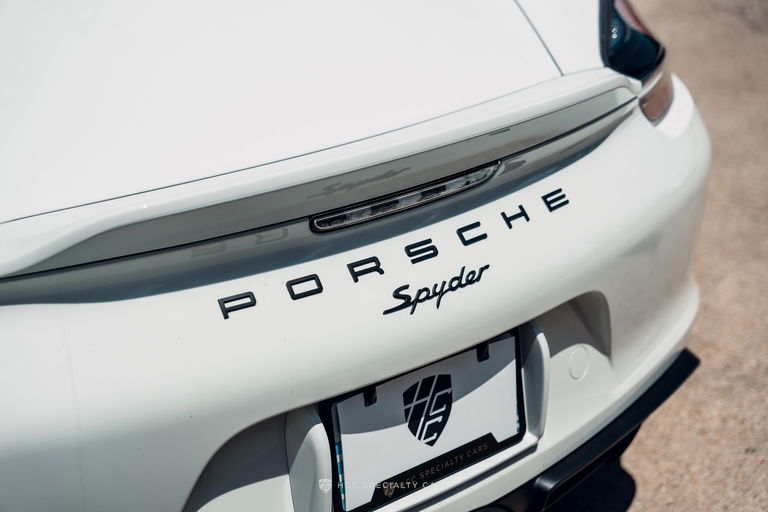 Porsche 981 Boxster Spyder
