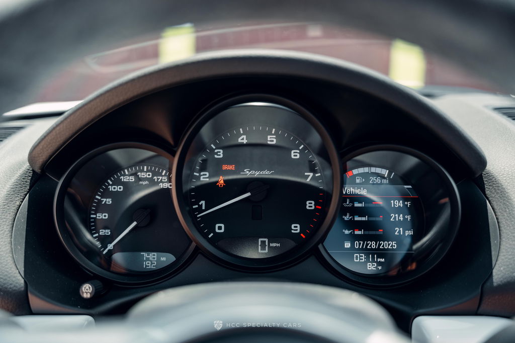 Porsche 981 Boxster Spyder