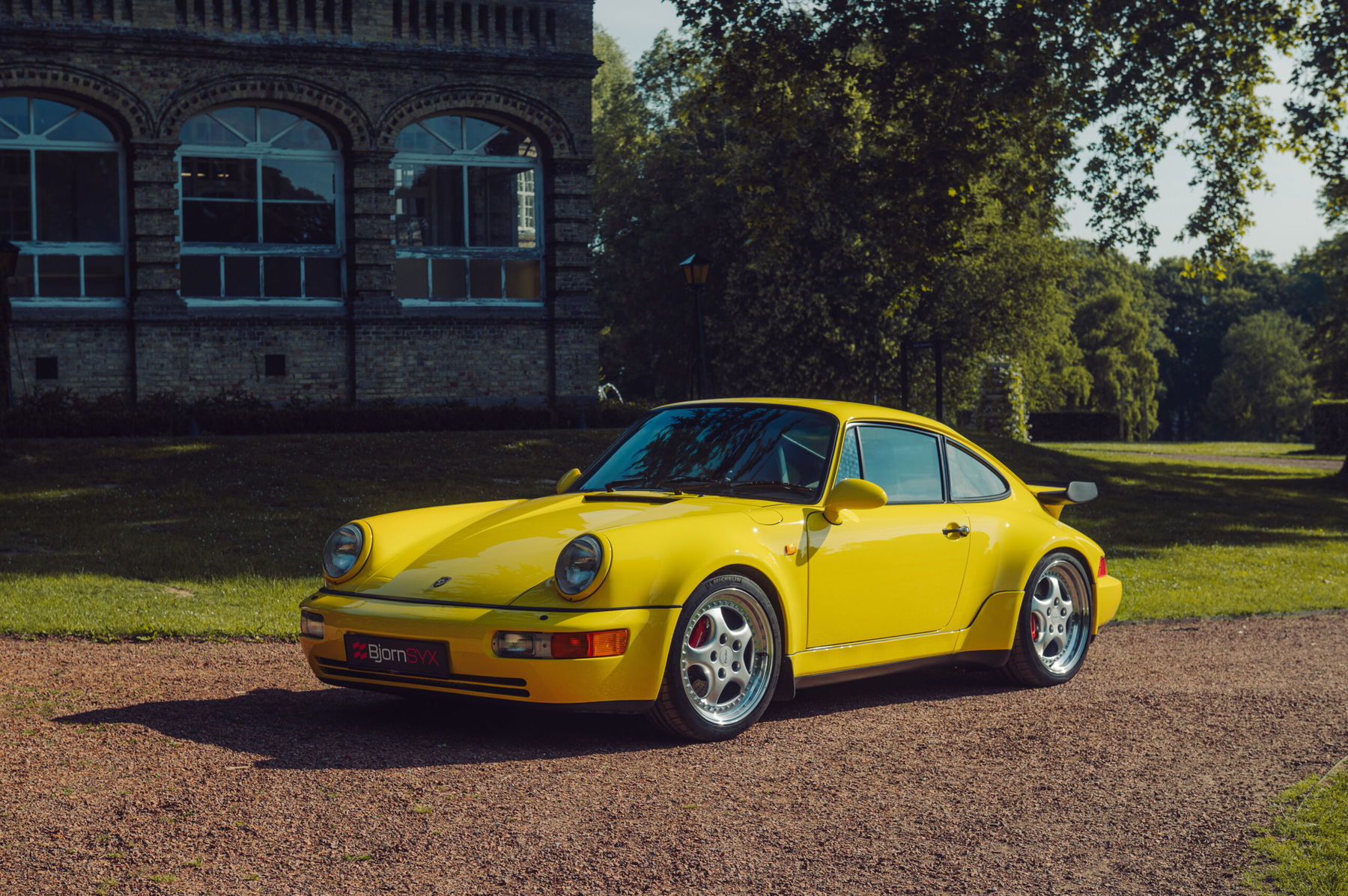 Cadmium Yellow PTS Porsche 964 Turbo 3.6 by BjornSYX