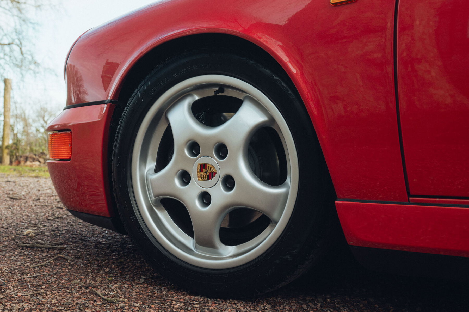 Porsche 964 Carrera coral red with magenta interior by BjornSYX