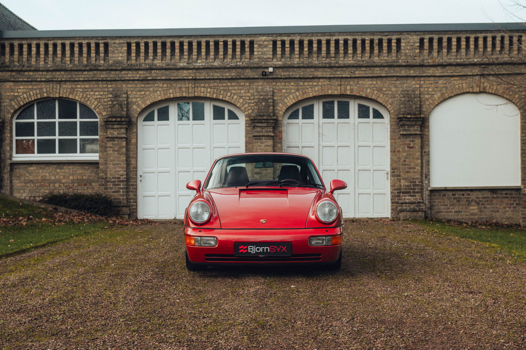 Porsche 964 Carrera coral red with magenta interior by BjornSYX