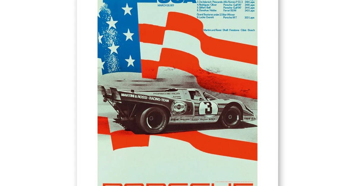 Porsche Calendar Rennplakate 2026 - Order now online!
