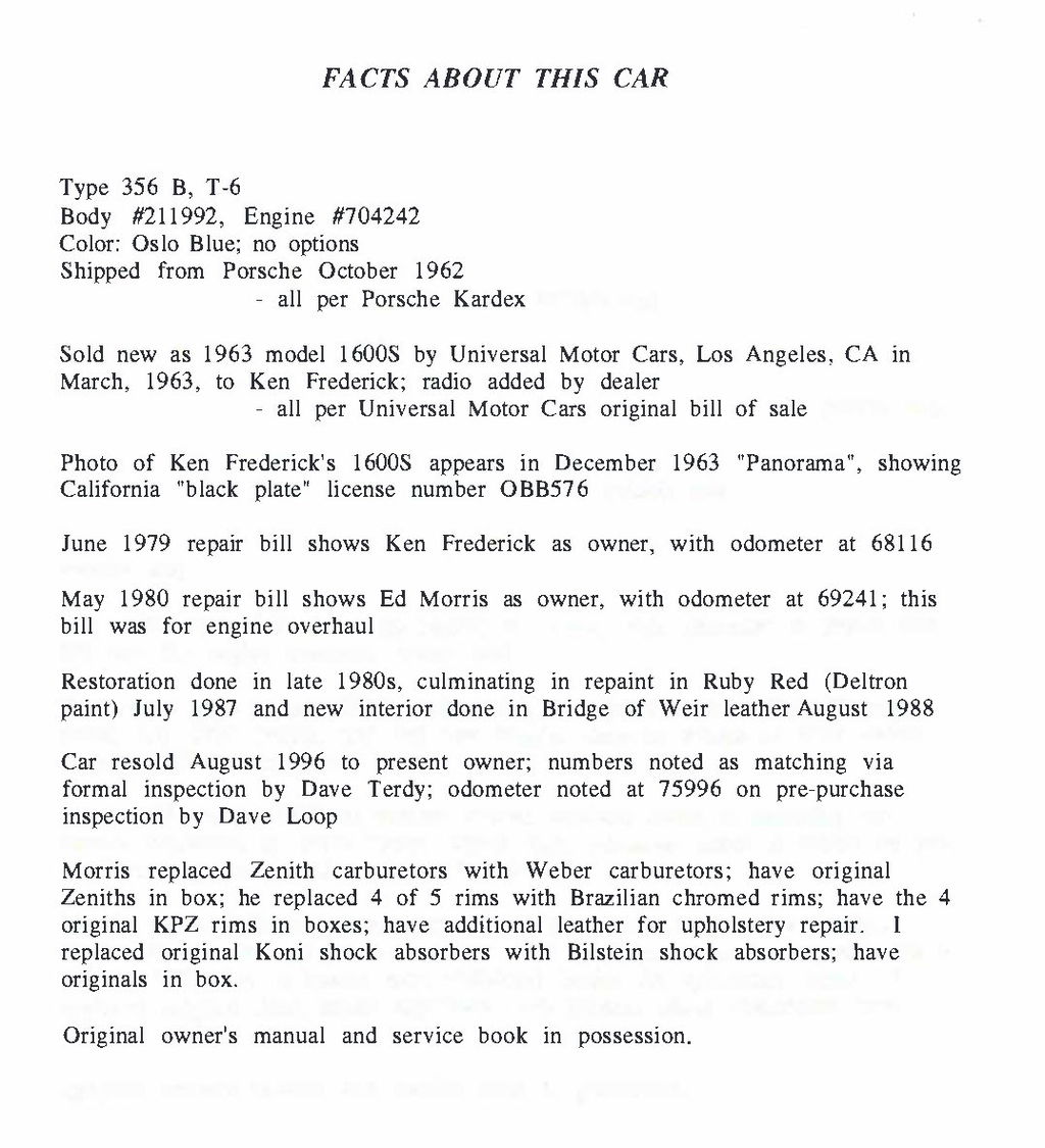 Porsche 356 B 1600 Super