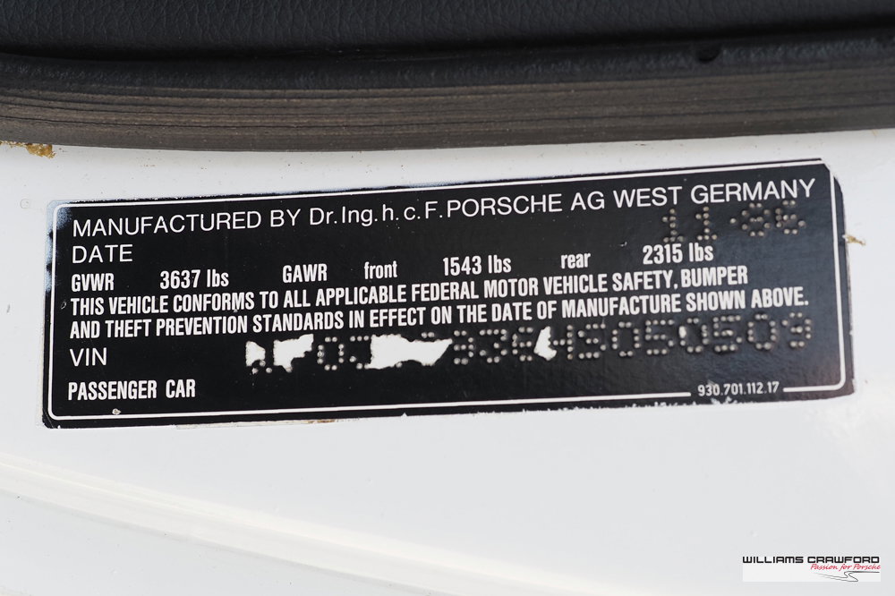 Porsche 911 Turbo 3.3 (US)