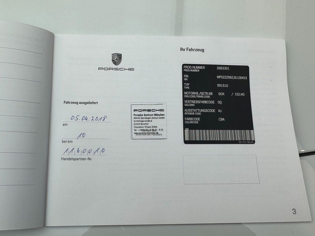 Porsche 991.2 Targa 4