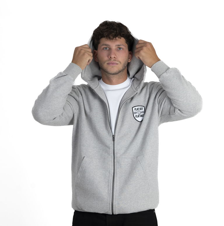 Hoodie Jacket Flat Six. Flat Out.