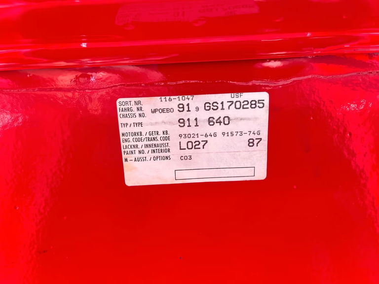 Porsche 911 Carrera 3.2 WTL