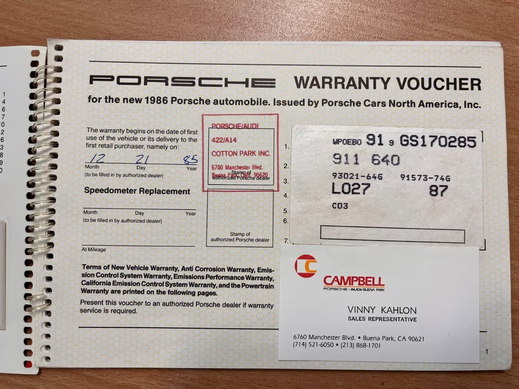 Porsche 911 Carrera 3.2 WTL