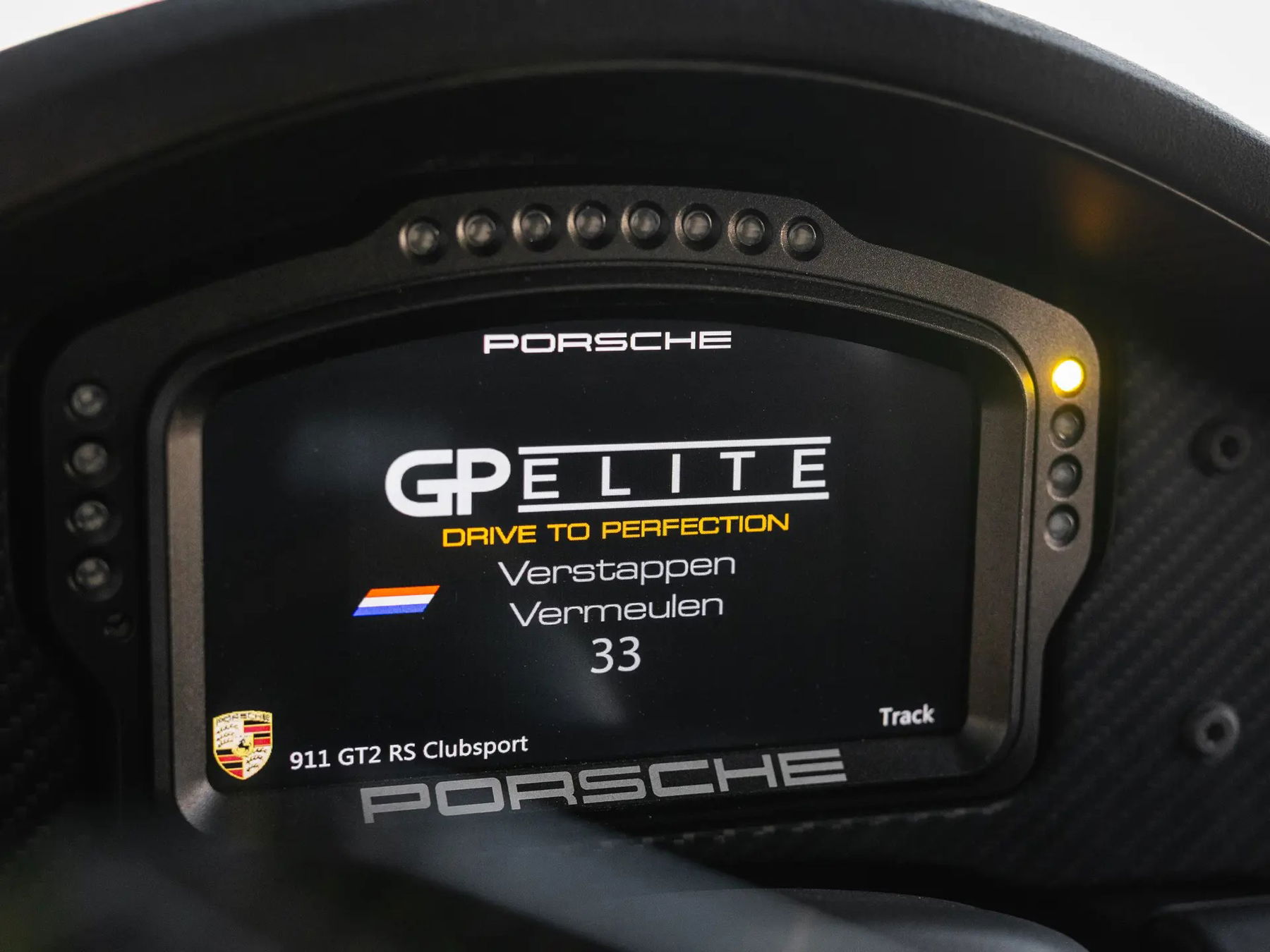 Max Verstappen Porsche 911 GT2 RS Clubsport
