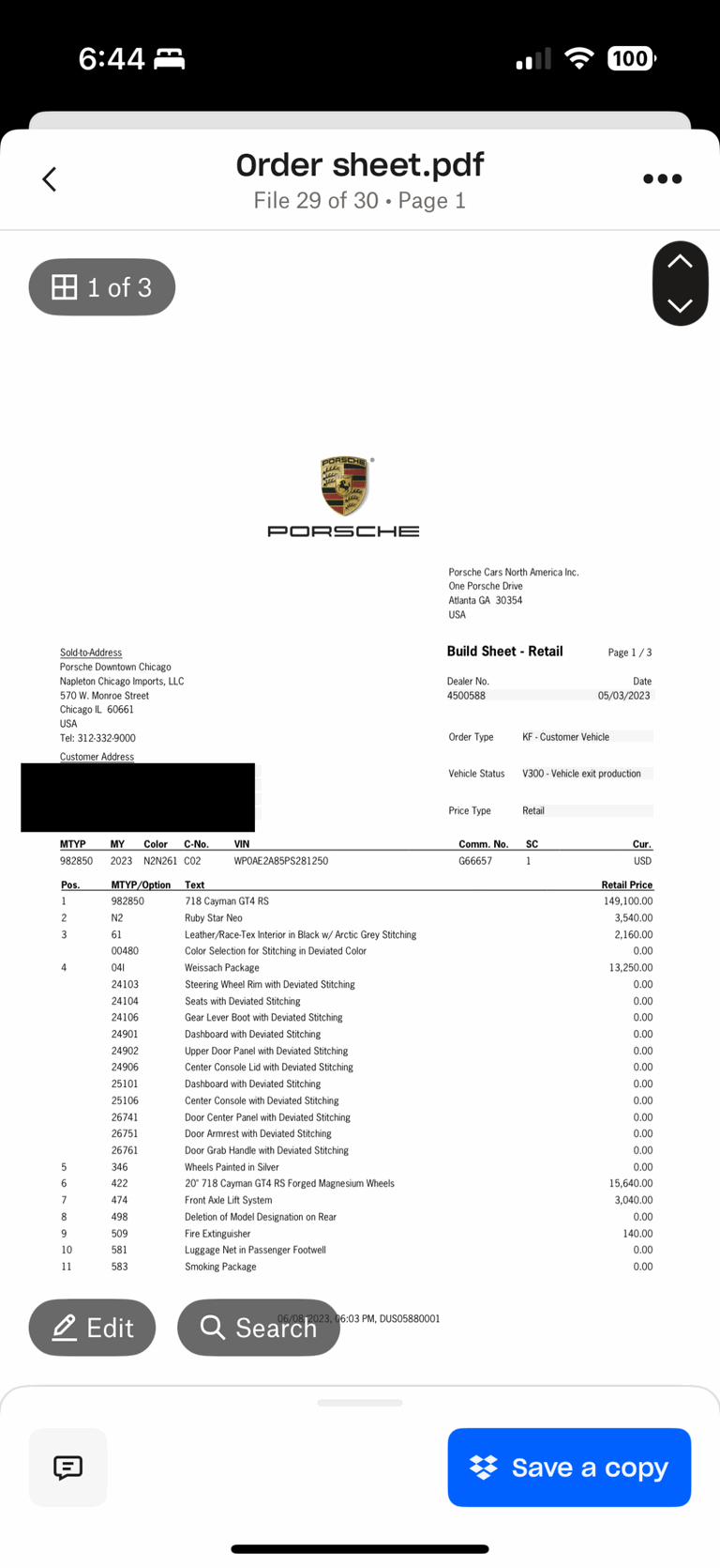 Porsche 718 Cayman GT4 RS