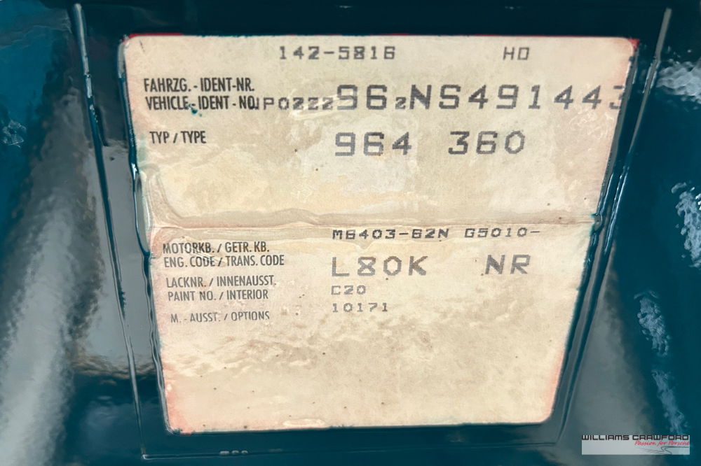 Porsche 964 Carrera RS