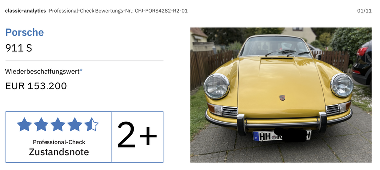 Porsche 911 S (F-Modell)
