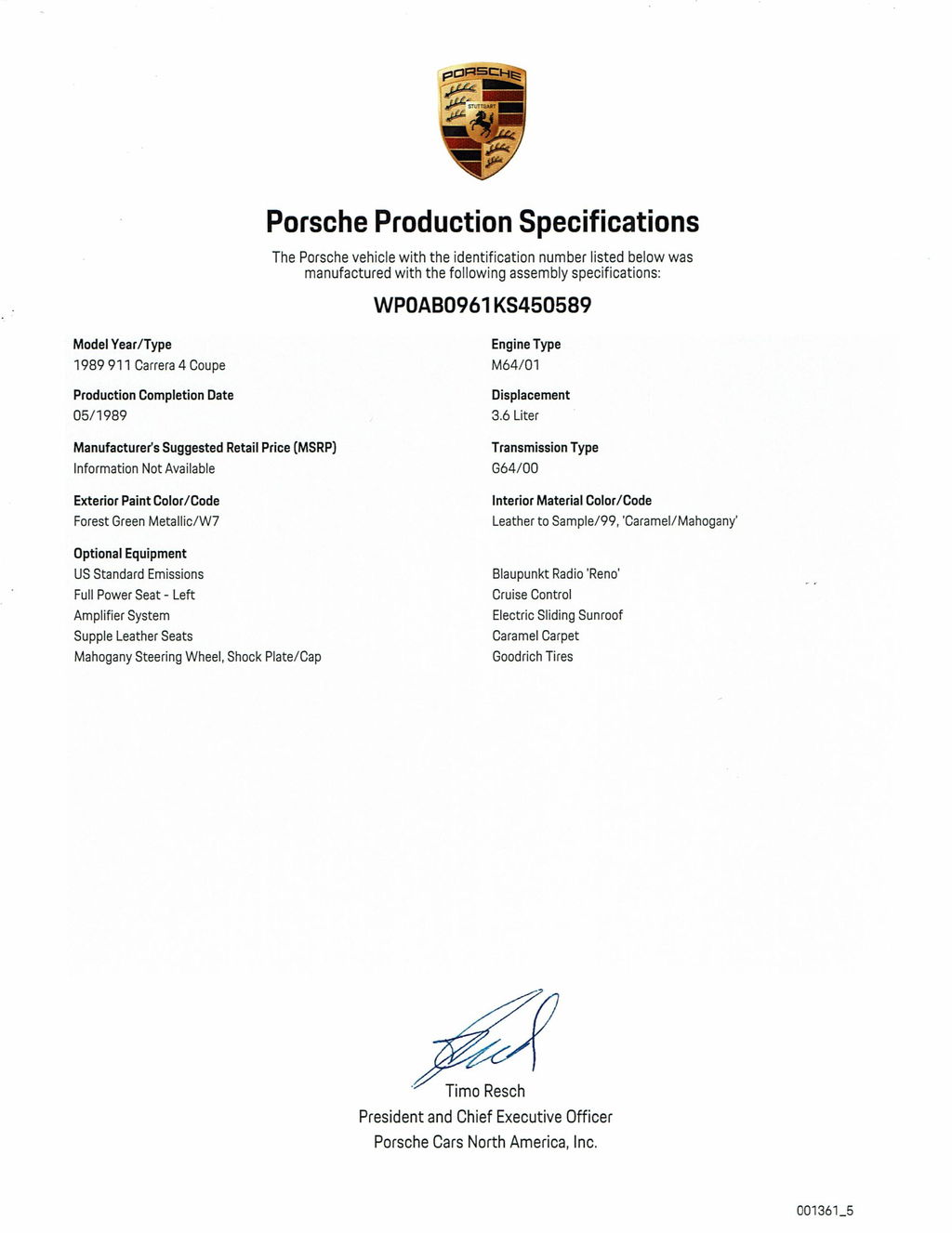 Porsche 964 Carrera 4