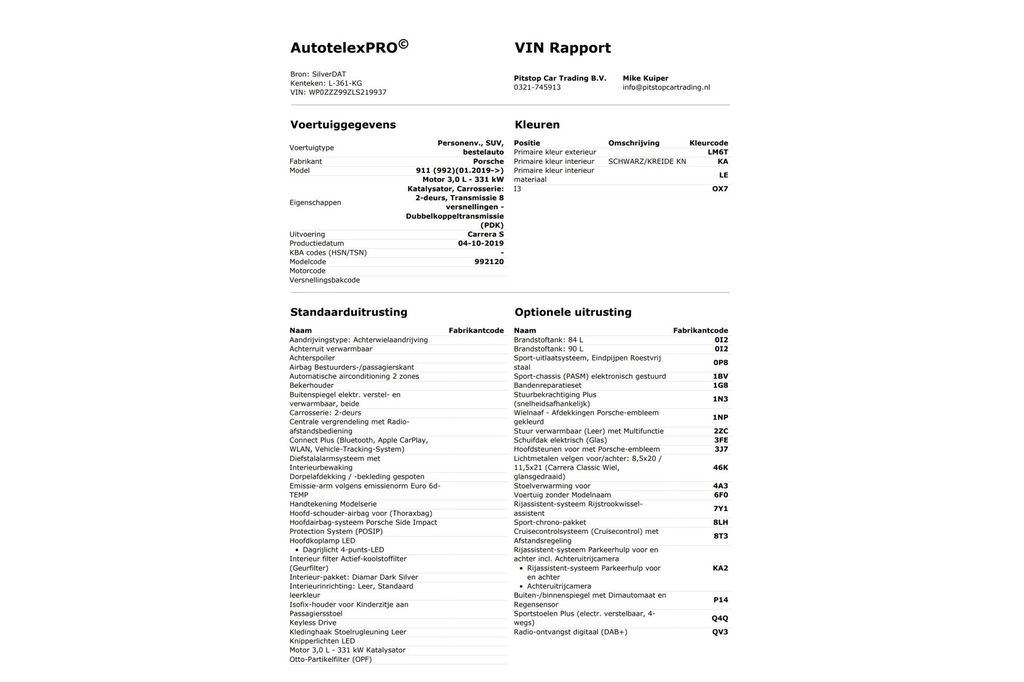 Porsche 992 Carrera S