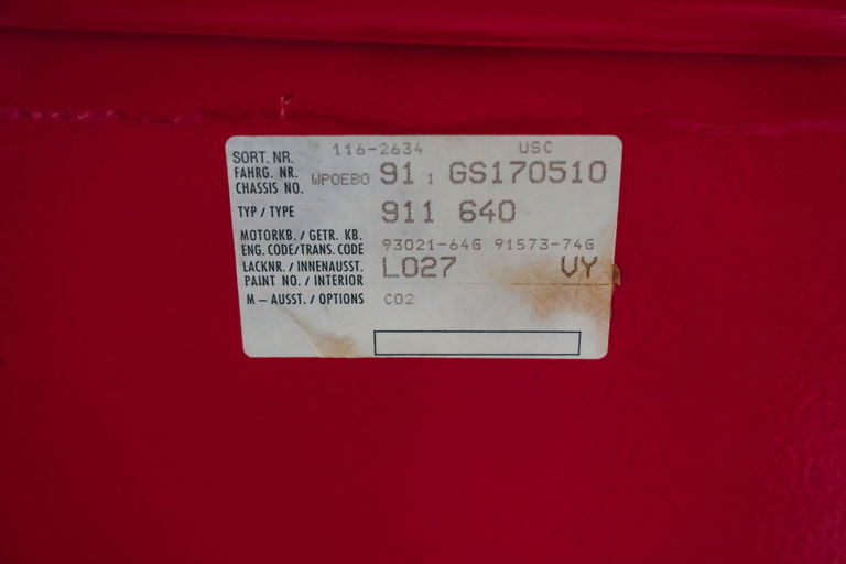 Porsche 911 Carrera 3.2 (US)