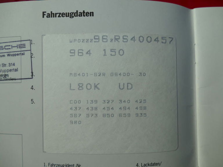 Porsche 964 Carrera 4 WTL