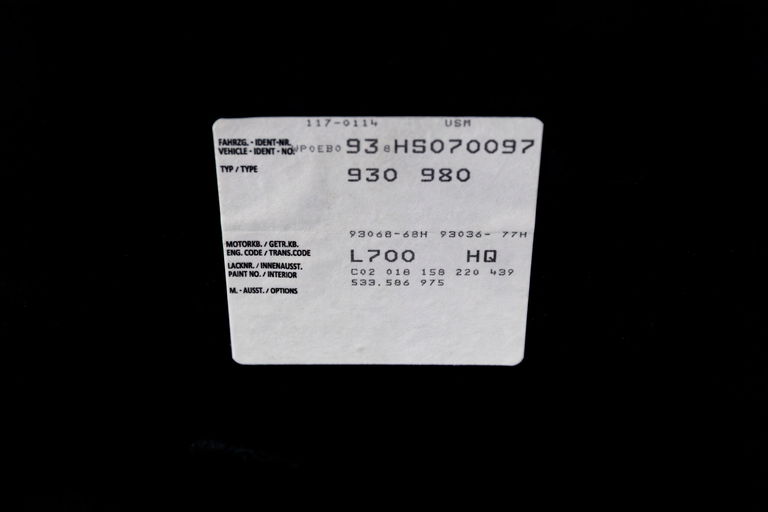 Porsche 911 Turbo 3.3 (US)