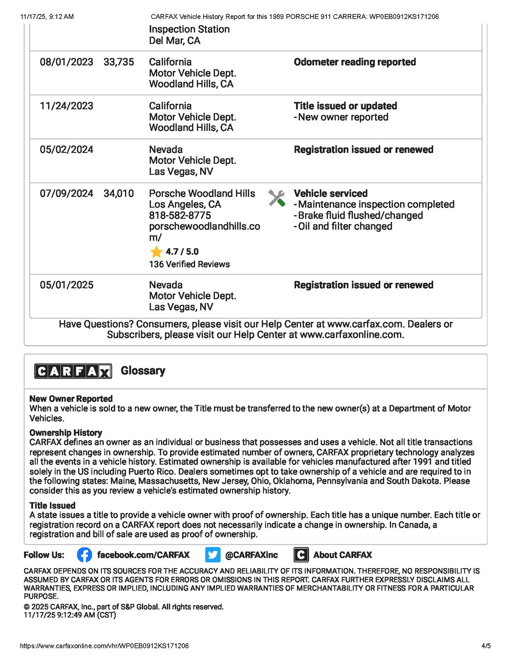 Porsche 911 Carrera 3.2 “25 Jahre 911”