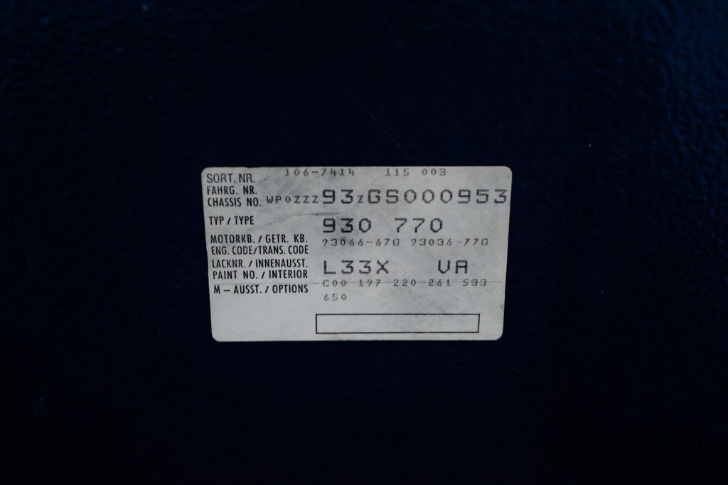 Porsche 911 Turbo 3.3