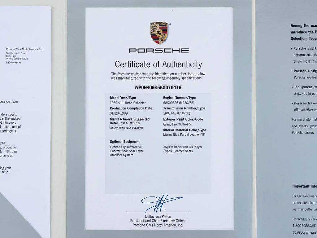 Porsche 911 Turbo 5 Gang