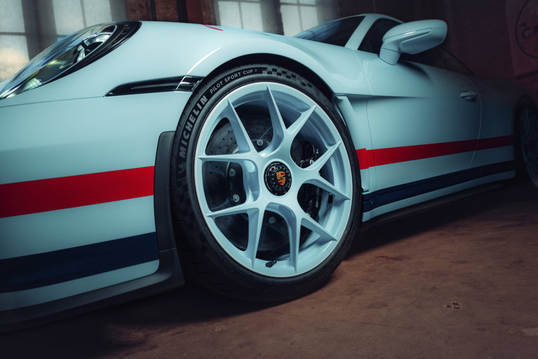 Porsche 992 S/T Coppa Florio, Porsche Handlackierung