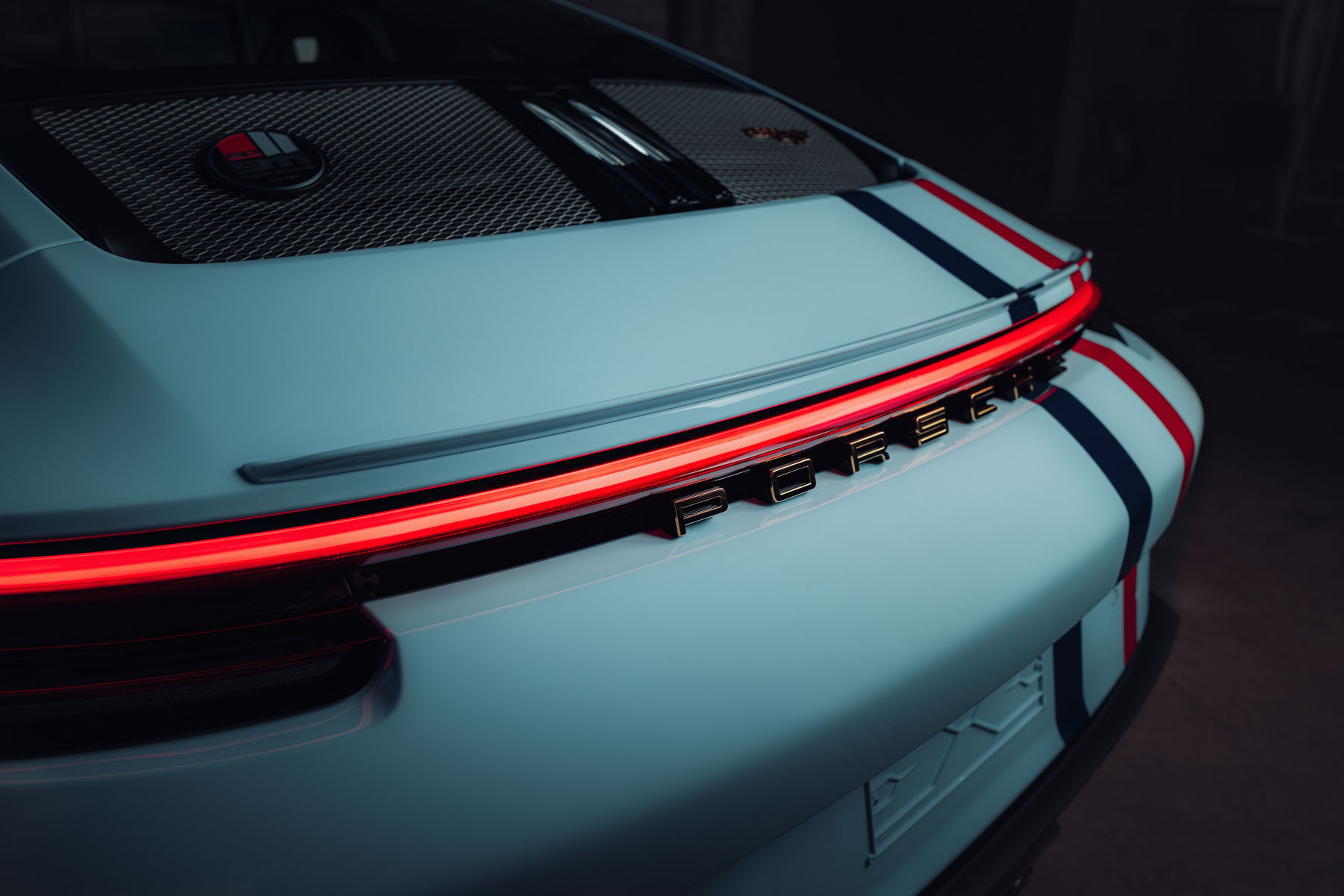 Porsche 992 S/T Coppa Florio, Porsche hand-painted