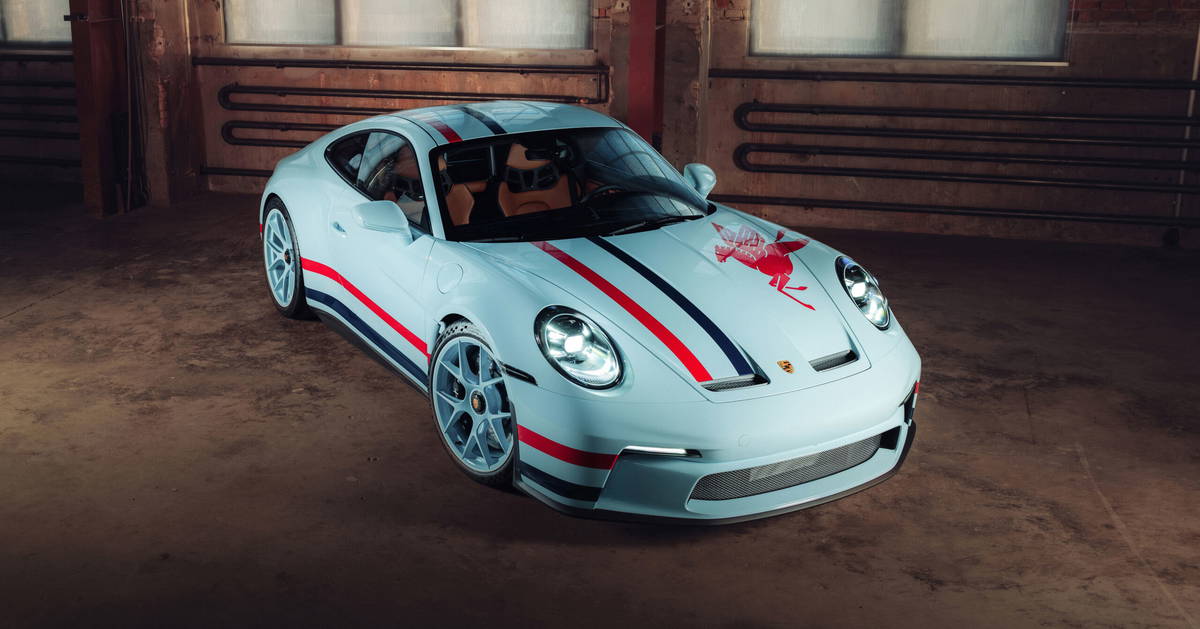 Pintura manual da Porsche - Um 992 S/T na Coppa Florio - elferspot
