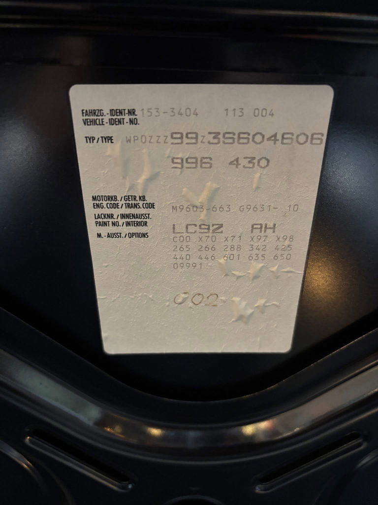 Porsche 996 Carrera 4S