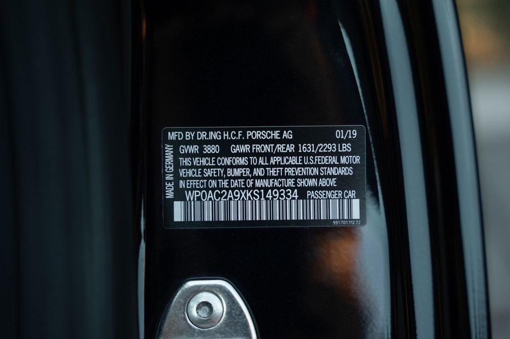 Porsche 991.2 GT3 Touring